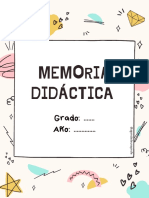 Memoria Didáctica