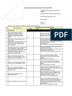 Ceklist Persiapan BIAN