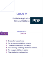 2015 L14 Distillation Applications - Refinery Distillation PDF