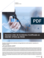 Iso Iec 27035 Lead Incident Manager - 4p Es