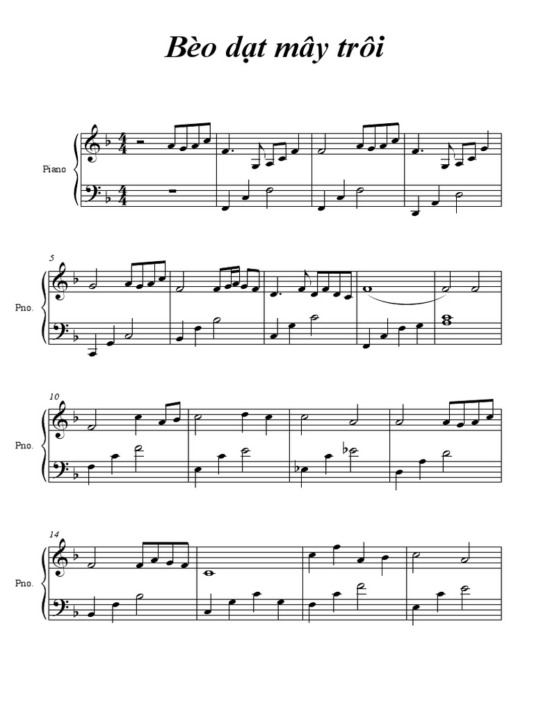 Beo Dat May Troi | PDF