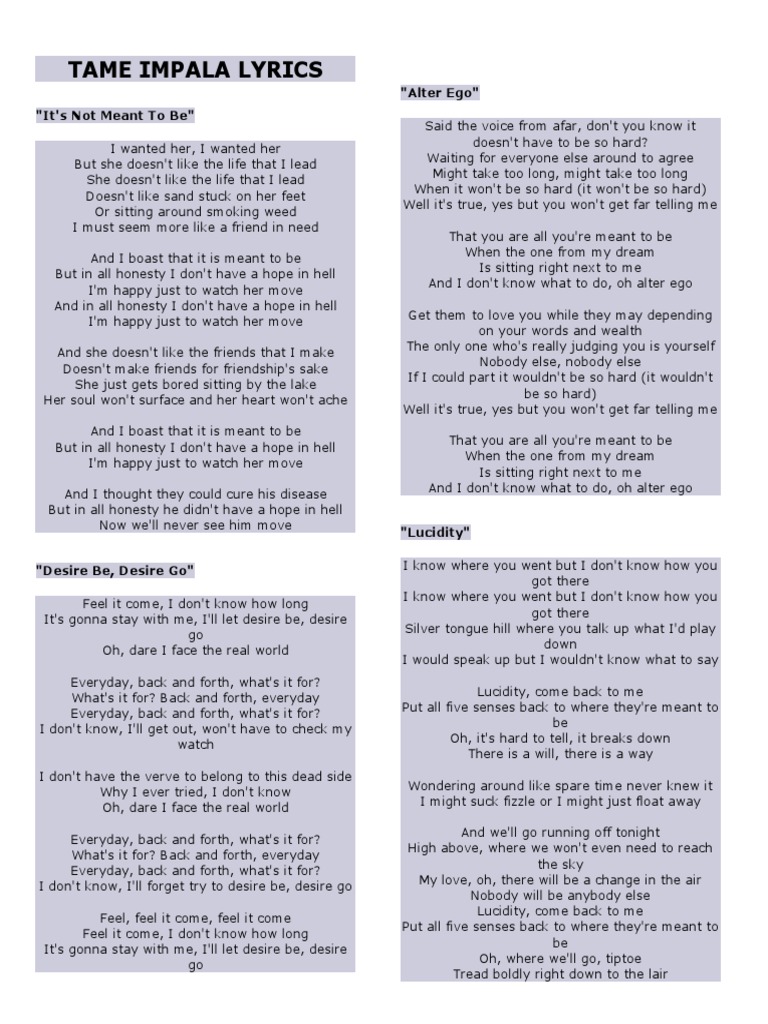 gorillaz tame impala lyrics