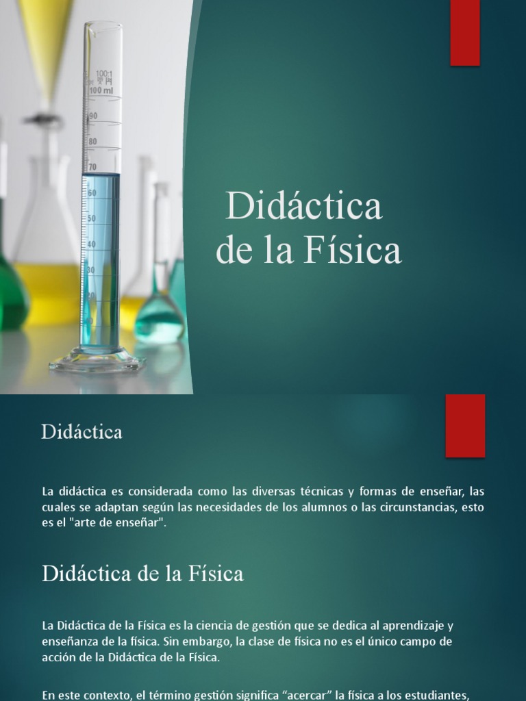 Didáctica de la Física: Estrategias y Principios | PDF | Enseñando ...