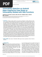 Vulnerability Detection On Android Apps-Inspired B