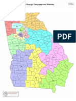 New Georgia Congressional Districts (Statewide) as of 8/24/11