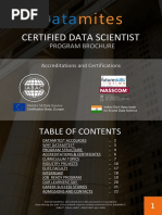 Certified Data Scientist Brochure Datamites India V6.5