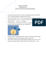 Penilaian Harian Hukum Newton Gravitasi