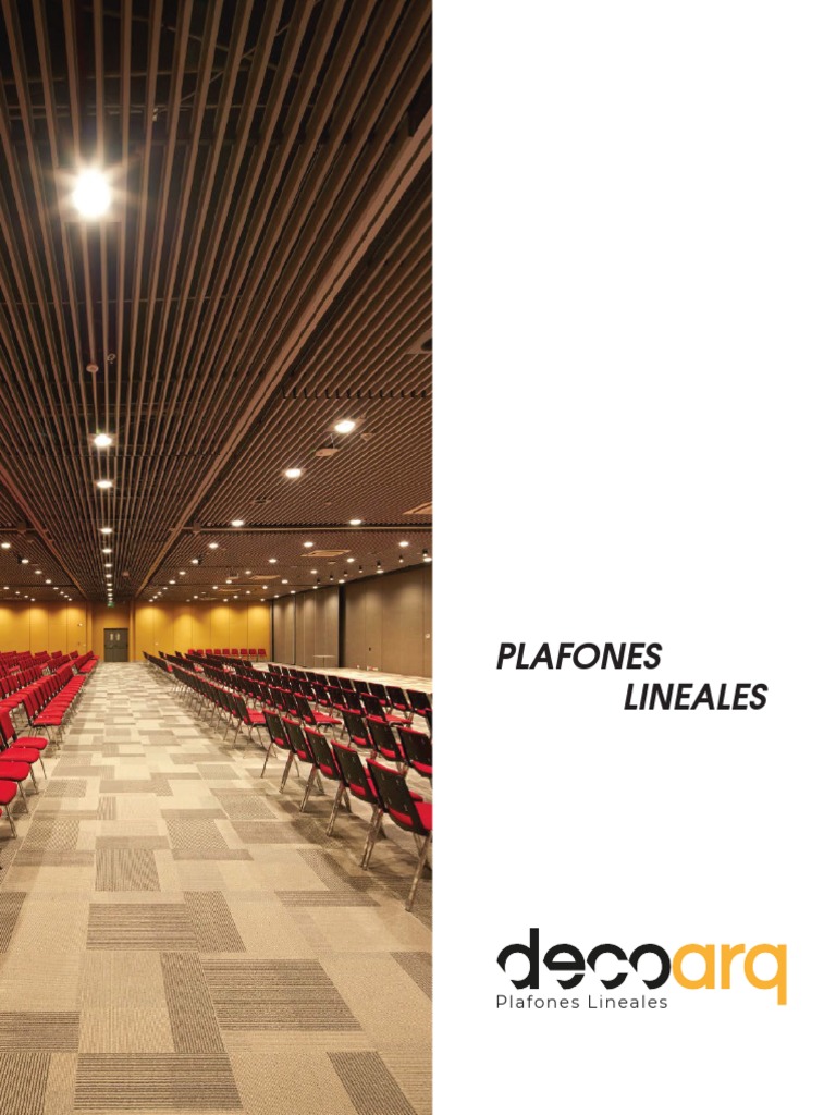 Plafones Lineales: Diseño y Funcionalidad | PDF