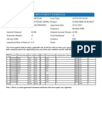 Repayment Schedule - 18 - 01 - 12