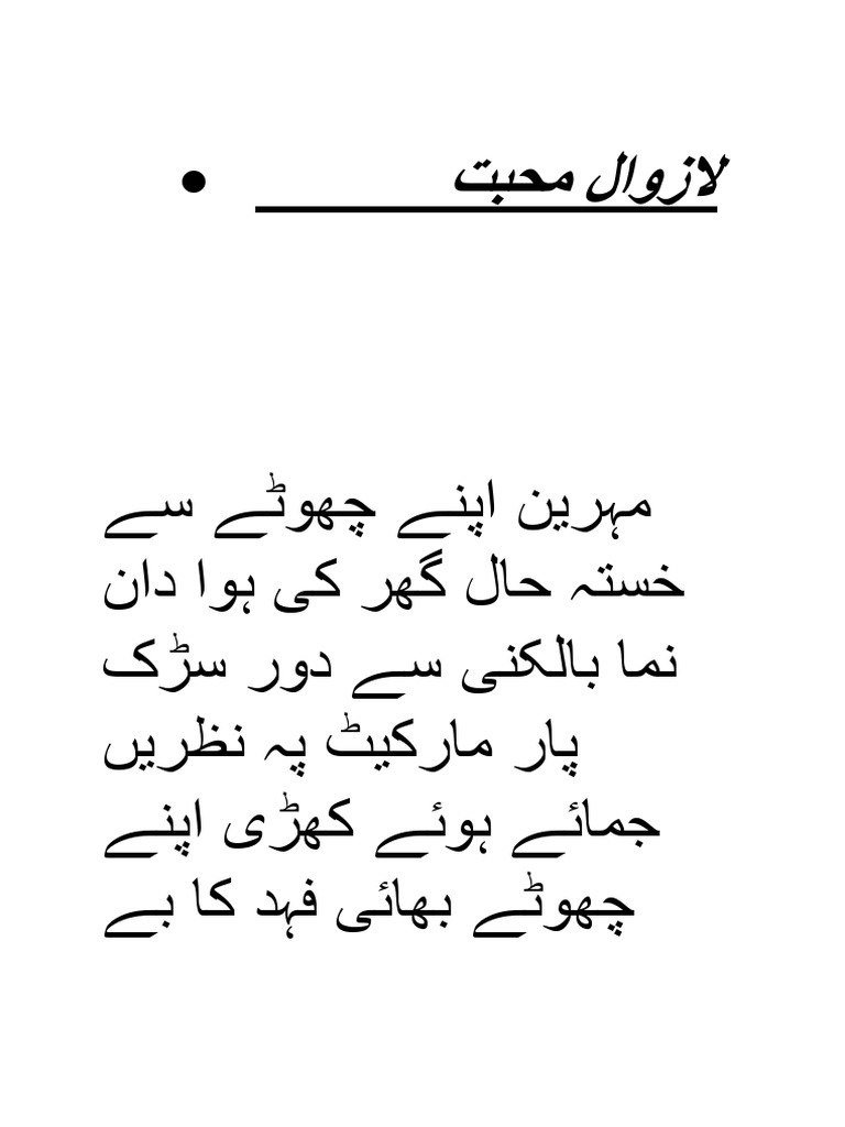 Urdu Nazam/اردو نظم چھوٹی چیونٹی 