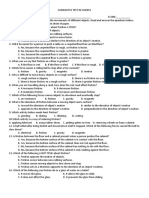 Friction Summative Test