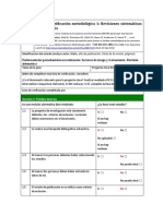 Lista de Verificación Metodológica SING