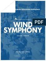 2023 Imec Wind Symphony Program