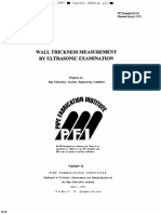 PFI ES-20-1997 Wall Thickness Measurement by Ultrasonic Examination