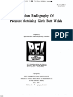PFI ES-25-1993 Random Radiography of Pressure Retaining Girth Butt Welds