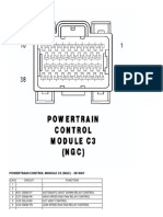 Powertrain Control Module C3 (NGC) - 38 Way Circuit Functions