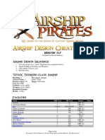 Airship Design Cheat Sheet