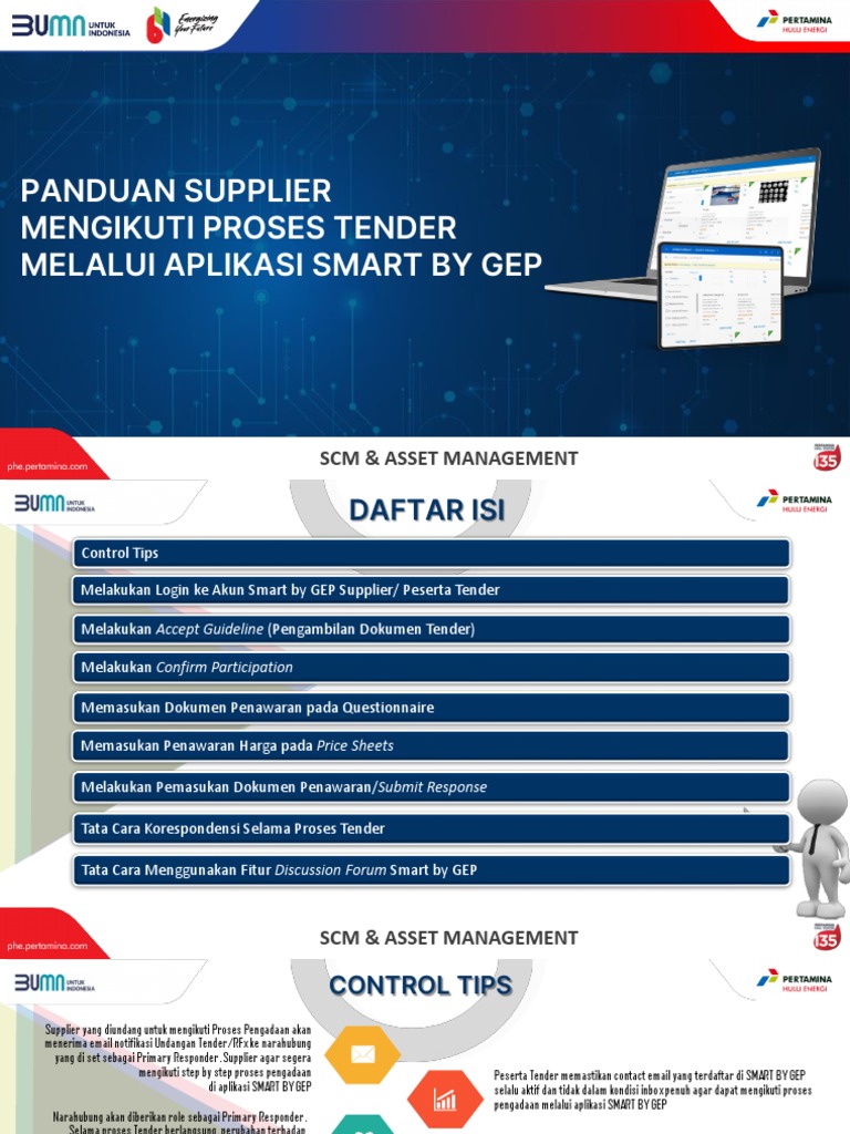 Panduan Tender di Smart by GEP | PDF