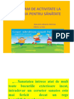 Educatia PN - Sanatate