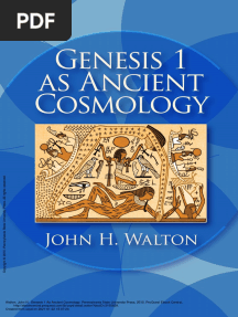 Genesis 1 As Ancient Cosmology (John H. Walton)
