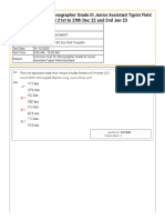 Common Test for Stenographer Grade III Junior Assistant Typist Field Assistant