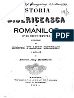 1871 Filaret Scriban Istoria Bisericeasca A R