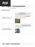 Chapter Summary Touching Spirit Bear Guide Pdf General Fiction