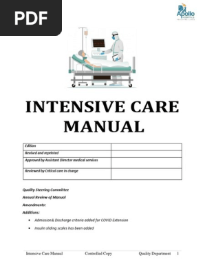 3. Intensive Care Unit (ICU) Manual 2020-21