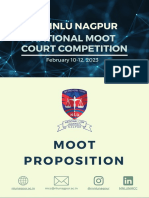 Moot Proposition - 2nd MNLUN - National Moot Court Competition, 2023