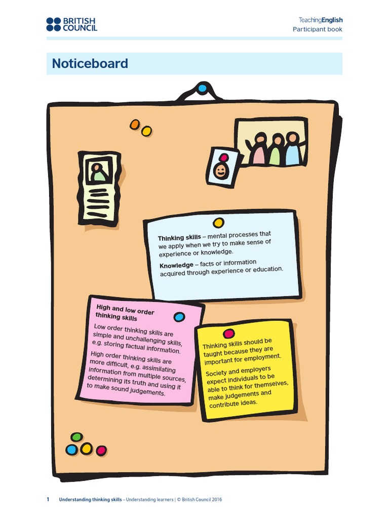 Understanding Thinking Skills - Glossary | PDF | Learning | Education ...