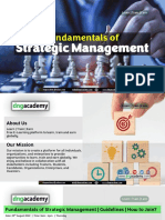 Fundamentals of Strategic Management DNG Academy WWW - Dngacademy Free Training PDF