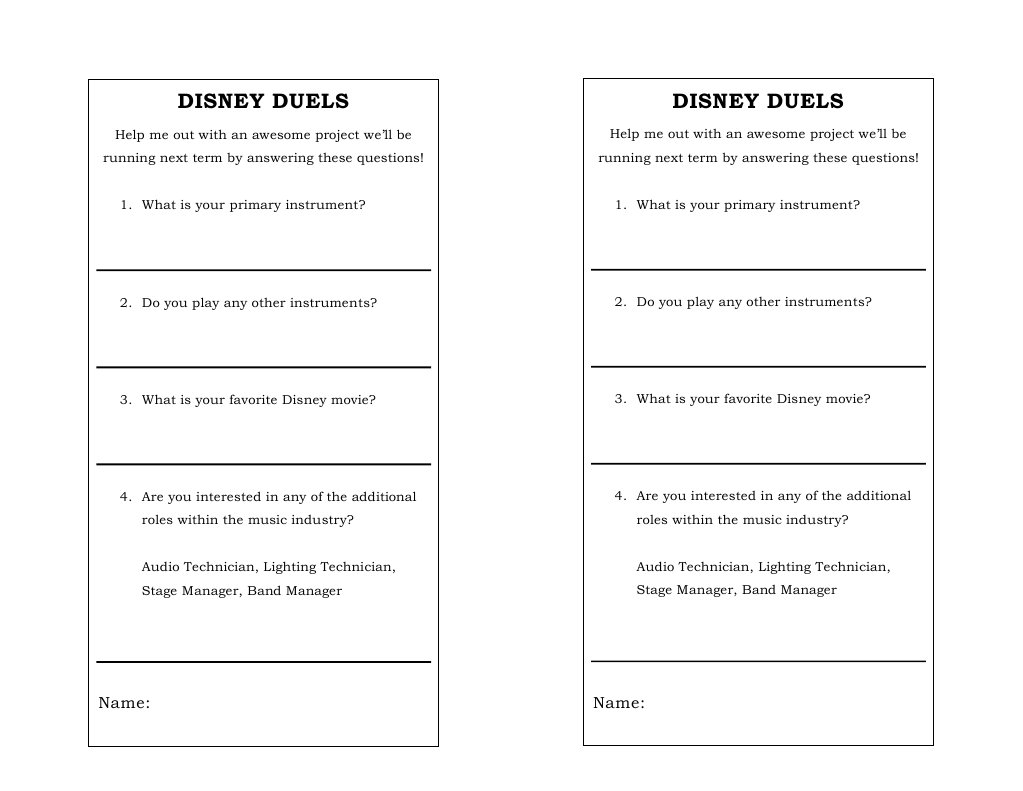 Disney Duels Rough Form | PDF | Art