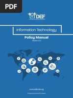 Manual - 61906 - 3. Information Technology Policy