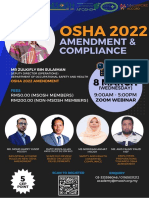 Osha Amendment and Compliance Brochure and Tentative