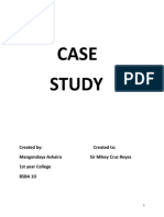 Case Study - Mangondaya Ashaira - Bsba 1D