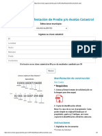 Manifestación de Predio y - o Avalúo Catastral PDF