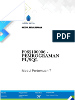Modul Perkuliahan PL/SQL