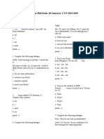 Soal Ujian Mid Bhs Inggris Kelas 10