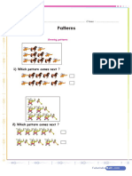 Growing Patterns 2 Worksheet PDF
