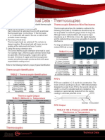 Caloritech Technical Data Thermocouples