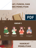 Hakikat, Fungsi, Dan Proses Penelitian