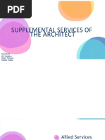 PDF Group No1 Supplemental Services of The Architect