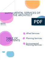 PDF Group No1 Supplemental Services of The Architect - Compress PDF