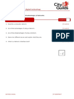 2.1 - Advantages and Disadvantages of Networks - Questions