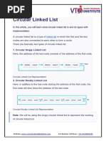 15.1 C++ Circular Linked List