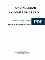 Bilboko Abestiak - Canciones de Bilbao