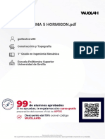 Resumen Tema 5 Hormigón PDF