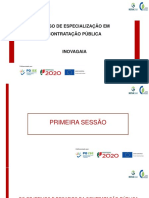 Curso especialização contratação pública