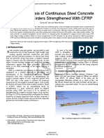 Fatigue Analysis of Continuous Steel Concrete Composite Girders Strengthened With CFRP