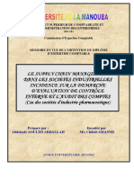 Cahier de La Recherche Processus Management Et Carto Des Risques